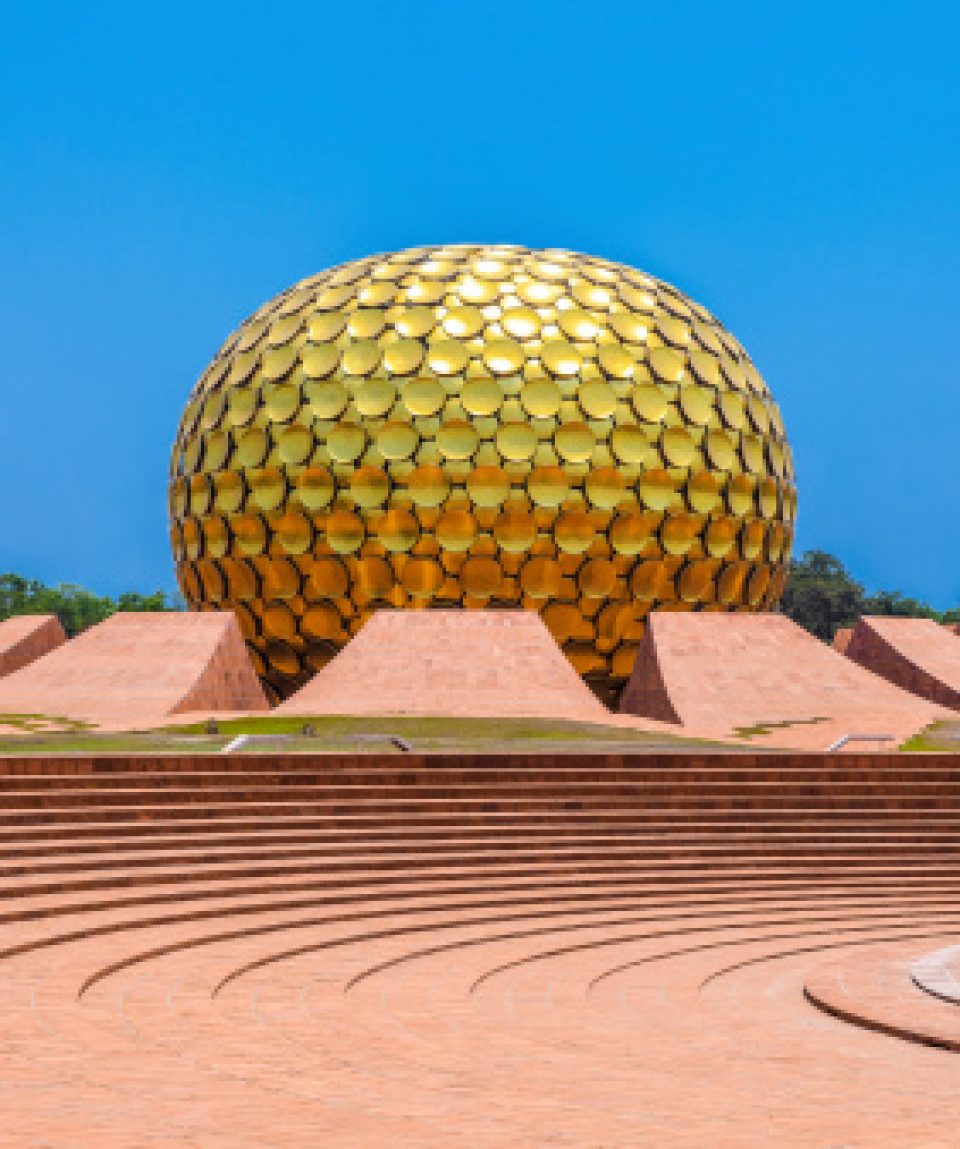 Auroville temple, Puduchery, India